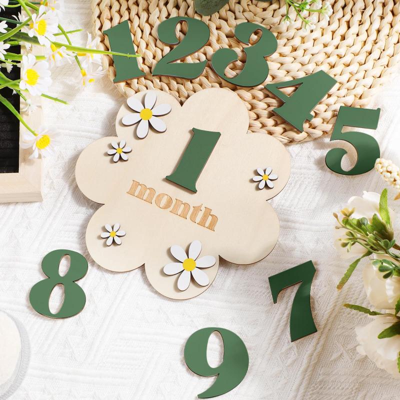 [J] Wooden Baby Monthly Milest - Photography Cheat Sheet 评论和价格