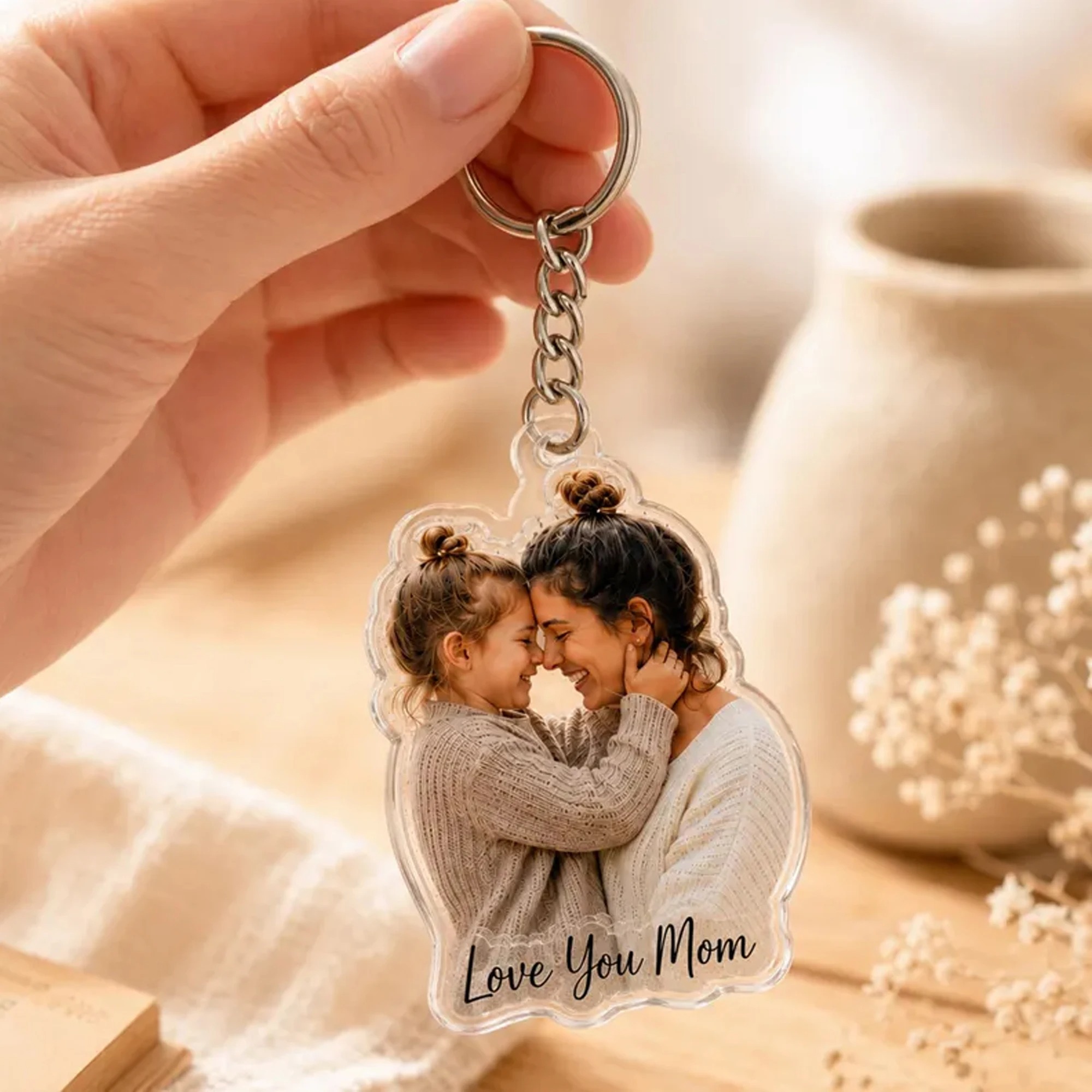 Custom Photo Acrylic Keychain  - Photographic Memory 评论和价格