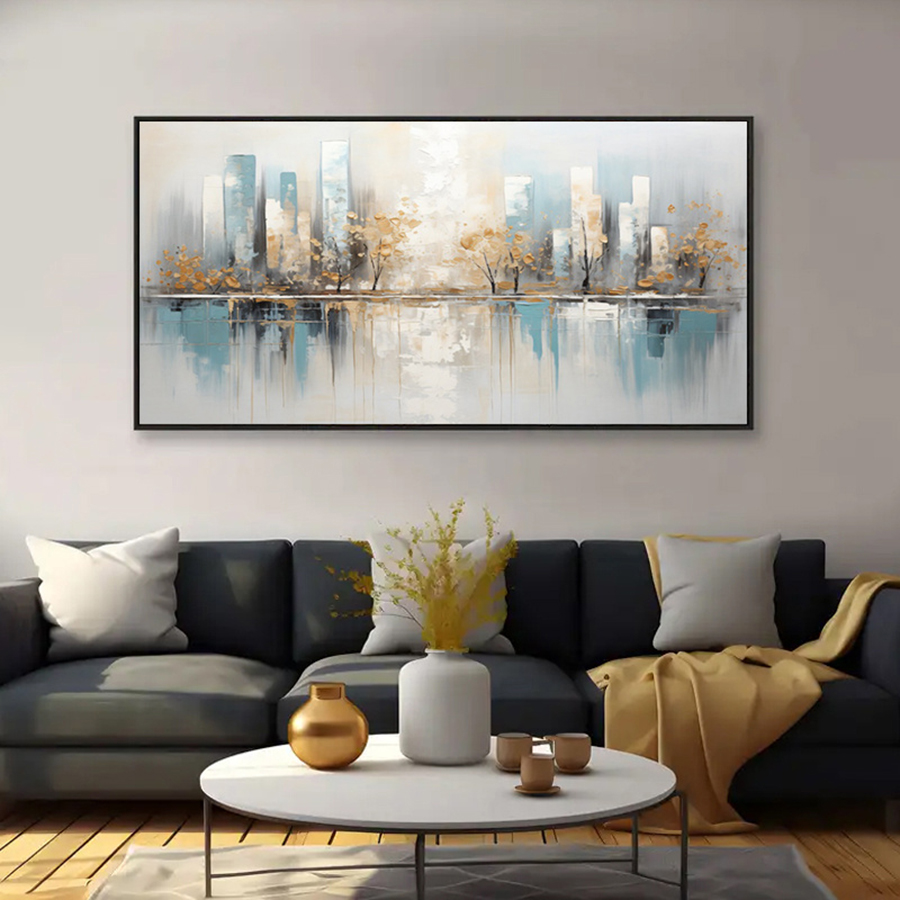 Frameless Modern Abstract Canv - Photography Geometry 评论和价格