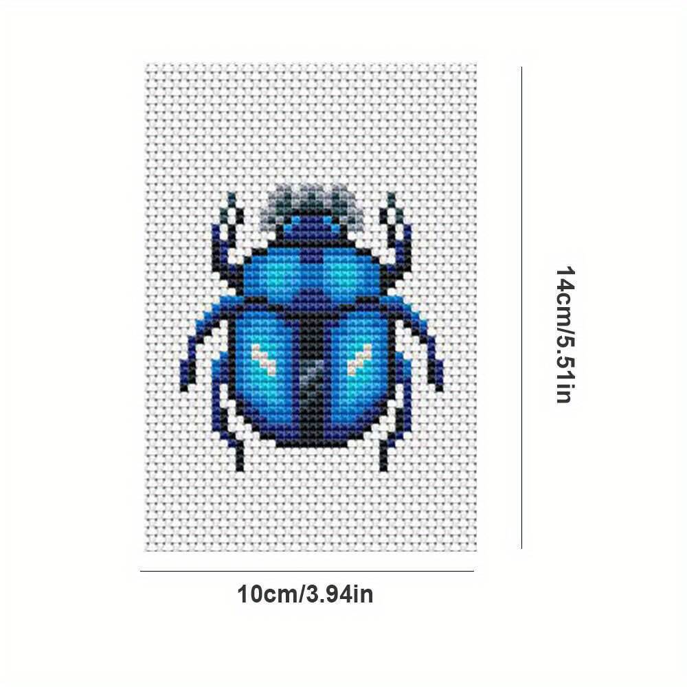 8Pcs Insect Cross Stitch Embro - Photography Geometry 评论和价格