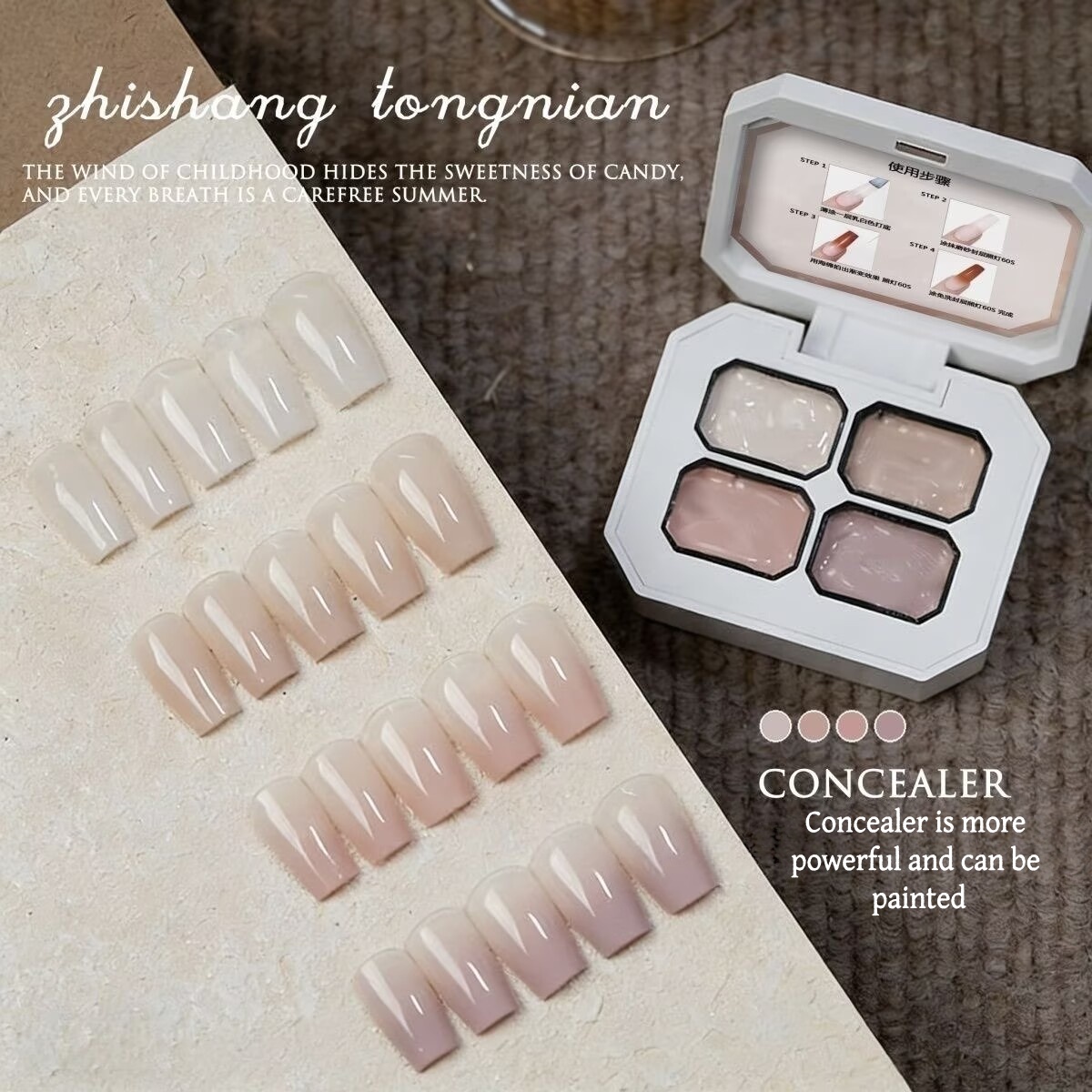 4 Colors Gradient pink ，nude P - Photography Design 评论和价格